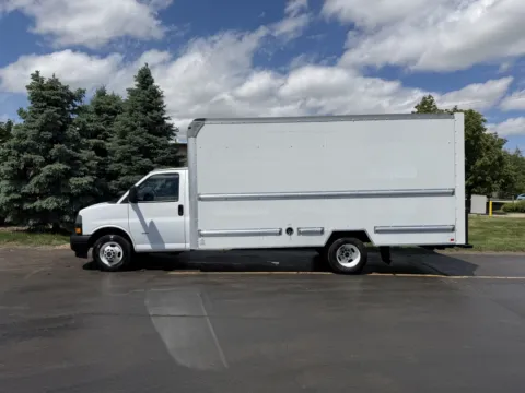 Photos of 2021 GMC 3500 16ft Box Truck for sale in Crystal Lake, IL at Signature Truck Center