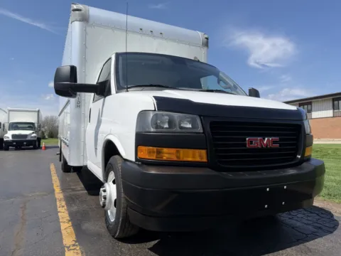 Another view of 2021 GMC 3500 16ft Box Truck for sale in Crystal Lake, IL at Signature Truck Center