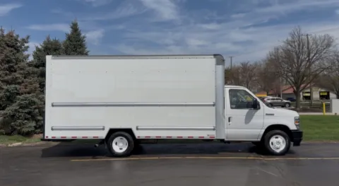 White 2022 Ford E-350 16ft Box Truck for sale in Crystal Lake, IL