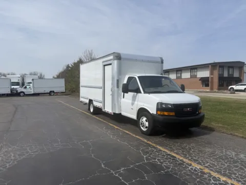 Photos of 2022 GMC 3500 16ft Box Truck for sale in Crystal Lake, IL at Signature Truck Center
