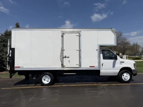 White 2019 Ford E-450 16ft Attic Truck with Lift Gate for sale in Crystal Lake, IL
