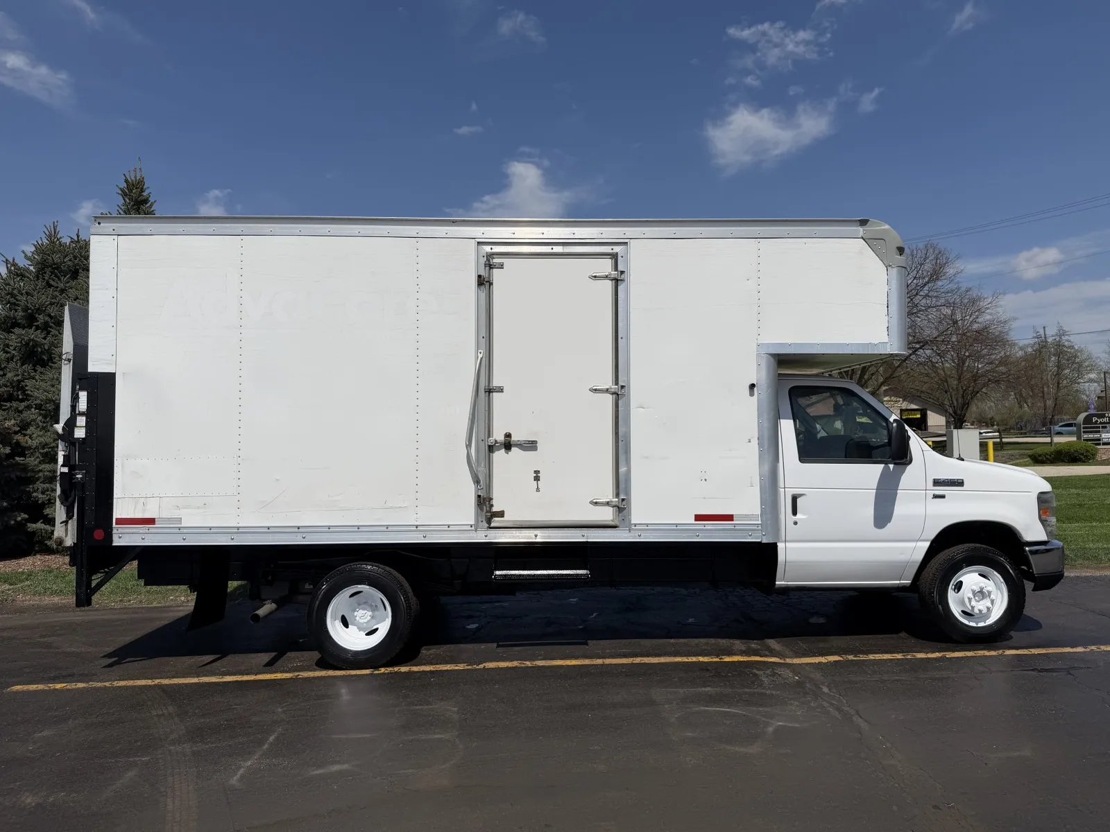 White 2019 Ford E-450 16ft Attic Truck with Lift Gate for sale in Crystal Lake, IL