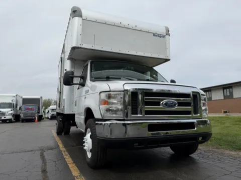 Another view of 2019 Ford E-450 16ft Attic Truck with Lift Gate and Side Door for sale in Crystal Lake, IL at Signature Truck Center