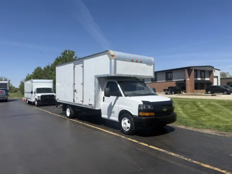 Another view of 2018 Chevrolet 4500 16ft Attic Truck with Lift Gate for sale in Crystal Lake, IL at Signature Truck Center
