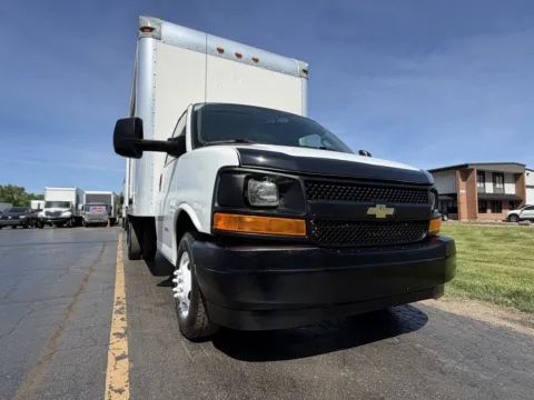 Another view of 2017 Chevrolet Express G4500 16 FT Box Truck with Large Side Roll Up Door for sale in Crystal Lake, IL at Signature Truck Center