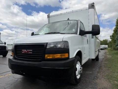 More photos of 2022 GMC Savana 3500 16 FT Box Truck with Shelving and Side Door at Signature Truck Center, IL