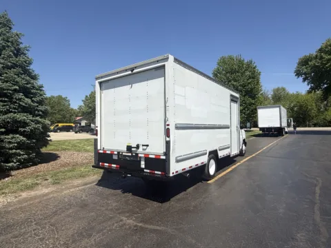 Another view of 2022 GMC Savana 3500 16 FT Box Truck with Shelving and Side Door for sale in Crystal Lake, IL at Signature Truck Center