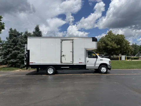 White 2021 Ford E450 Attic with Liftgate and Side Door and Liftgate for sale in Crystal Lake, IL