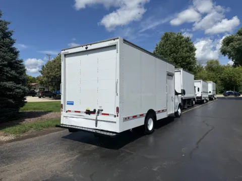 Another view of 2023 Chevrolet Express 4500 16 FT Box Truck Walk-Thru with Shelving and Side Door for sale in Crystal Lake, IL at Signature Truck Center