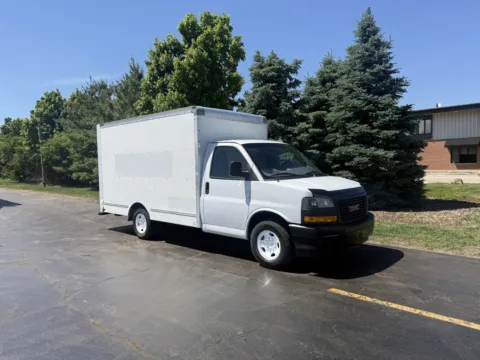Another view of 2019 GMC Savana 3500 12 FT Box Truck for sale in Crystal Lake, IL at Signature Truck Center