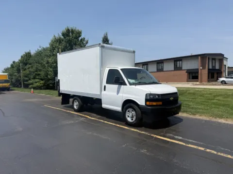 Photos of 2021 Chevrolet Express 3500 12 FT Box Truck with Liftgate for sale in Crystal Lake, IL at Signature Truck Center