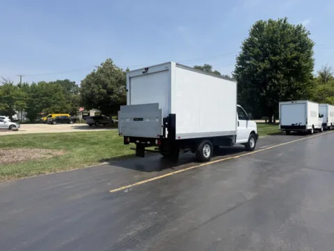 Another view of 2021 Chevrolet Express 3500 12 FT Box Truck with Liftgate for sale in Crystal Lake, IL at Signature Truck Center