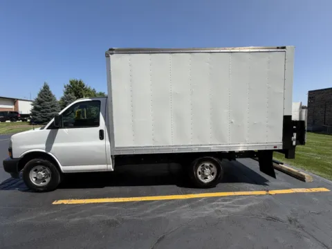 Photos of 2021 Chevrolet Express 3500 12 FT Box Truck with Liftgate for sale in Crystal Lake, IL at Signature Truck Center