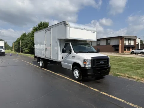 Photos of 2023 Ford E-450 16ft Box Truck with Attic, Liftgate and Side Door for sale in Crystal Lake, IL at Signature Truck Center