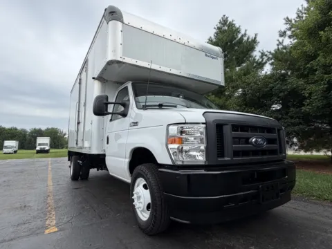Another view of 2023 Ford E-450 16ft Box Truck with Attic, Liftgate and Side Door for sale in Crystal Lake, IL at Signature Truck Center