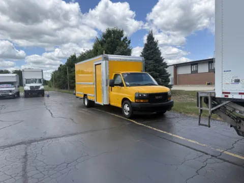 Photos of 2023 GMC 3500 16ft Box Truck for sale in Crystal Lake, IL at Signature Truck Center