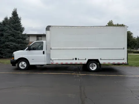 Photos of 2022 GMC 3500 16ft Box Truck for sale in Crystal Lake, IL at Signature Truck Center