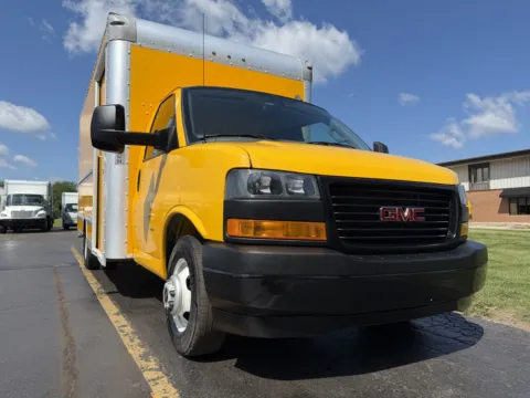 Another view of 2022 GMC 3500 16ft Box Truck for sale in Crystal Lake, IL at Signature Truck Center