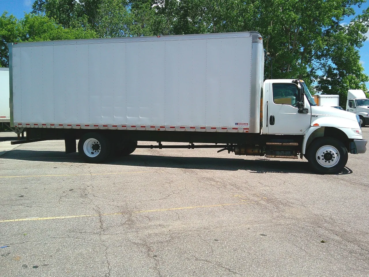 White 2020 International MV607 26ft Box Truck for sale in Crystal Lake, IL
