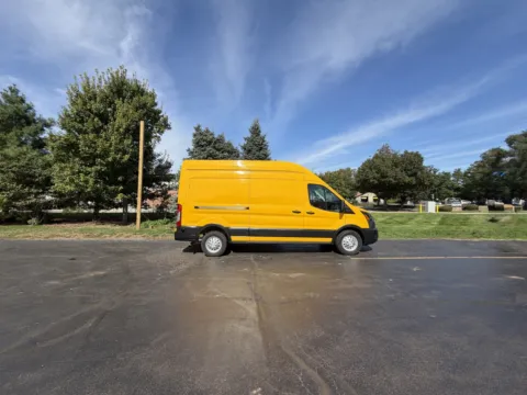 Yellow 2023 Ford AWD High Roof Transit Folding Shelves 250 for sale in Crystal Lake, IL