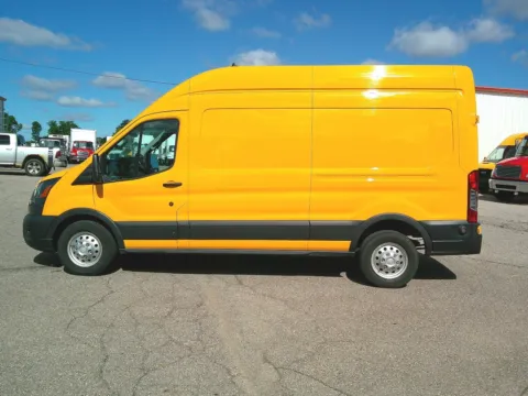 Yellow 2023 Ford AWD High Roof Transit Folding Shelves 250 for sale in Crystal Lake, IL