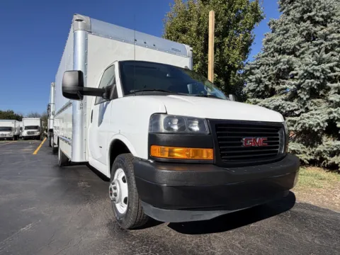 Another view of 2022 GMC Savana 3500 16ft Box Truck for sale in Crystal Lake, IL at Signature Truck Center