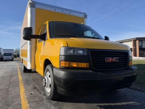 Another view of 2019 GMC 3500 16ft Box Truck for sale in Crystal Lake, IL at Signature Truck Center