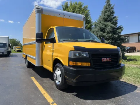Another view of 2021 GMC 3500 16ft Box Truck for sale in Crystal Lake, IL at Signature Truck Center