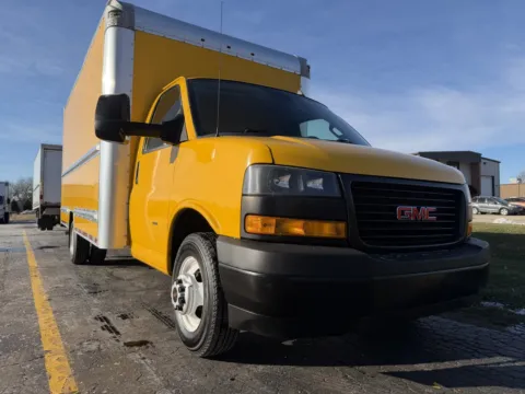 Another view of 2019 GMC 3500 16ft Box Truck for sale in Crystal Lake, IL at Signature Truck Center