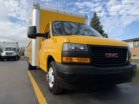 Another view of 2019 GMC 3500 16ft Box Truck for sale in Crystal Lake, IL at Signature Truck Center