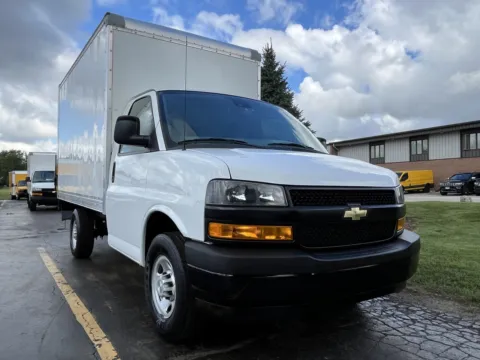 Another view of 2020 Chevrolet 12ft Box Truck with Lift Gate for sale in Crystal Lake, IL at Signature Truck Center