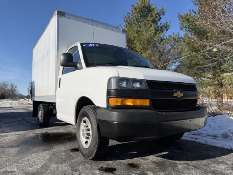 Another view of 2020 Chevrolet 3500 12ft Box Truck with Lift Gate for sale in Crystal Lake, IL at Signature Truck Center