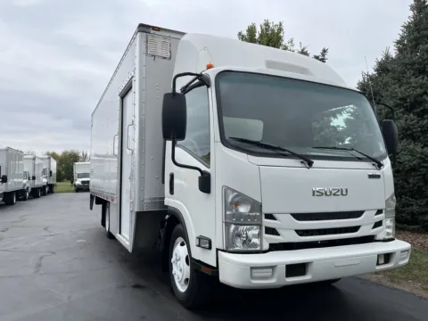 Another view of 2018 Isuzu NQR 20ft Box Truck with Side Door for sale in Crystal Lake, IL at Signature Truck Center