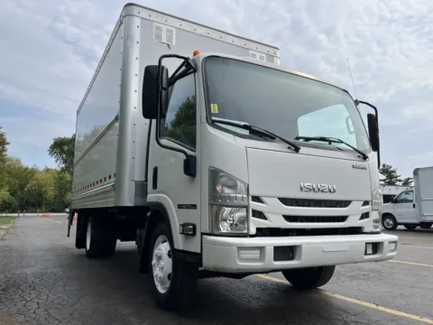 Another view of 2019 Isuzu NPR 16ft Box Truck with Lift Gate and Equipment for sale in Crystal Lake, IL at Signature Truck Center