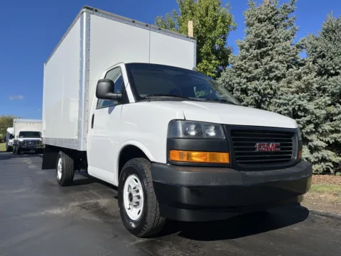 Another view of 2022 GMC 3500 12ft Box Truck for sale in Crystal Lake, IL at Signature Truck Center