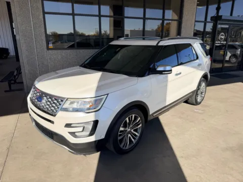 White 2017 FORD EXPLORER PLATINUM for sale in Albuquerque, NM