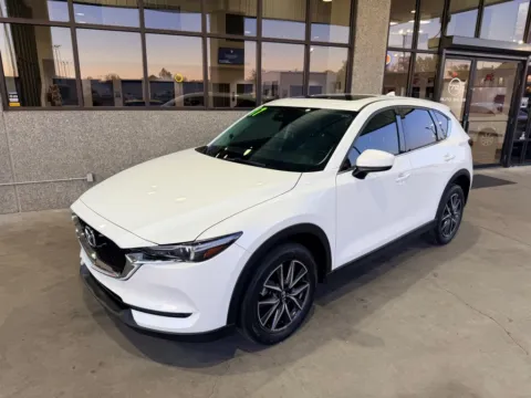 White 2017 MAZDA CX-5 GRAND TOURING for sale in Albuquerque, NM