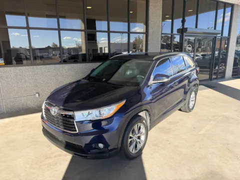 Blue 2015 TOYOTA HIGHLANDER XLE for sale in Albuquerque, NM