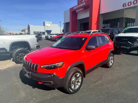 Red 2019 JEEP CHEROKEE TRAILHAWK for sale in Albuquerque, NM