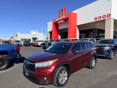 Red 2015 TOYOTA HIGHLANDER XLE for sale in Albuquerque, NM