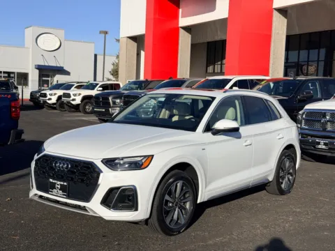 White 2023 AUDI Q5 PREMIUM PLUS 45 for sale in Albuquerque, NM