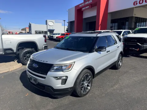 Silver 2018 FORD EXPLORER SPORT for sale in Albuquerque, NM
