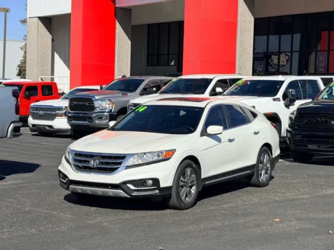 White 2014 HONDA CROSSTOUR EXL for sale in Albuquerque, NM