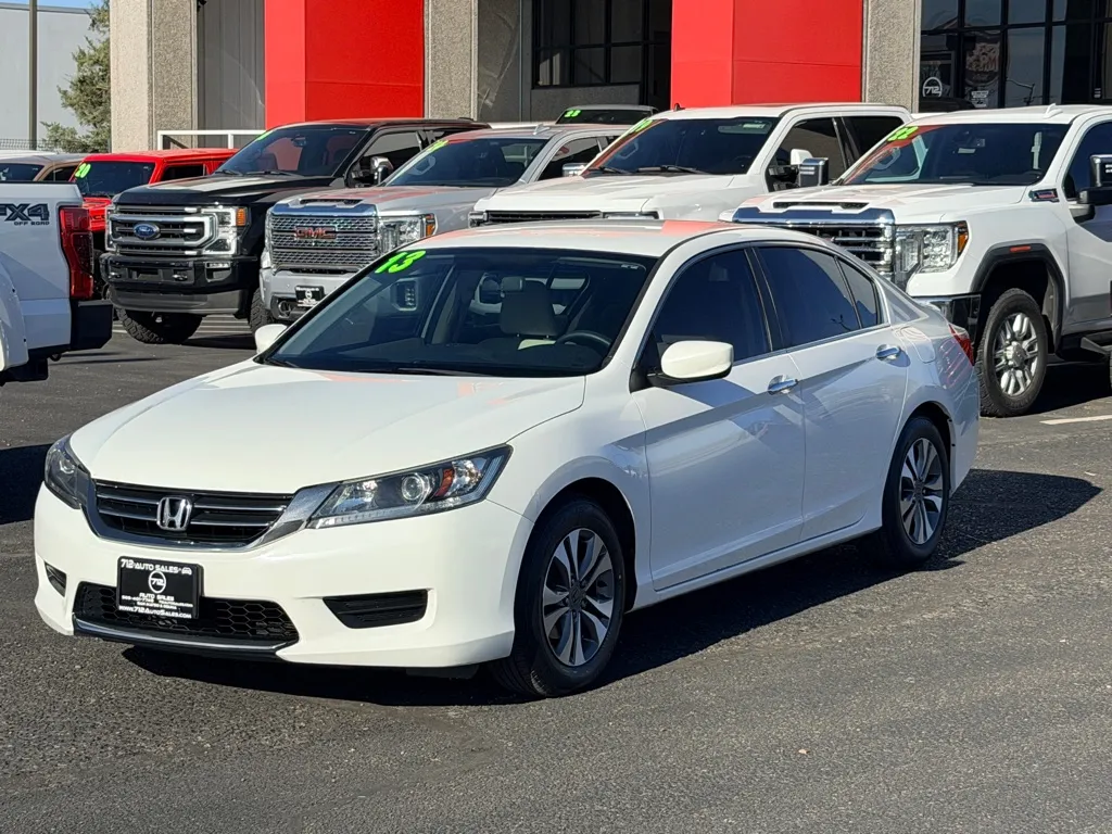 White 2013 HONDA ACCORD LX for sale in Albuquerque, NM