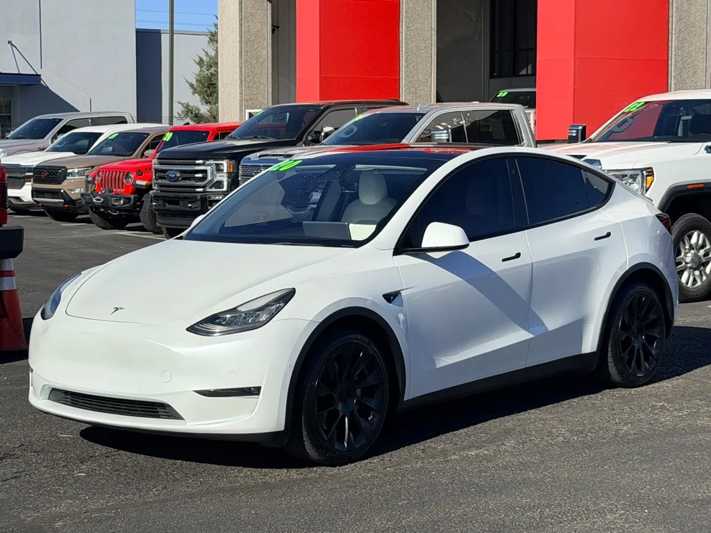 White 2021 TESLA MODEL Y Long Range for sale in Albuquerque, NM