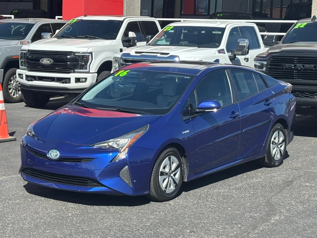 Blue 2016 TOYOTA PRIUS for sale in Albuquerque, NM
