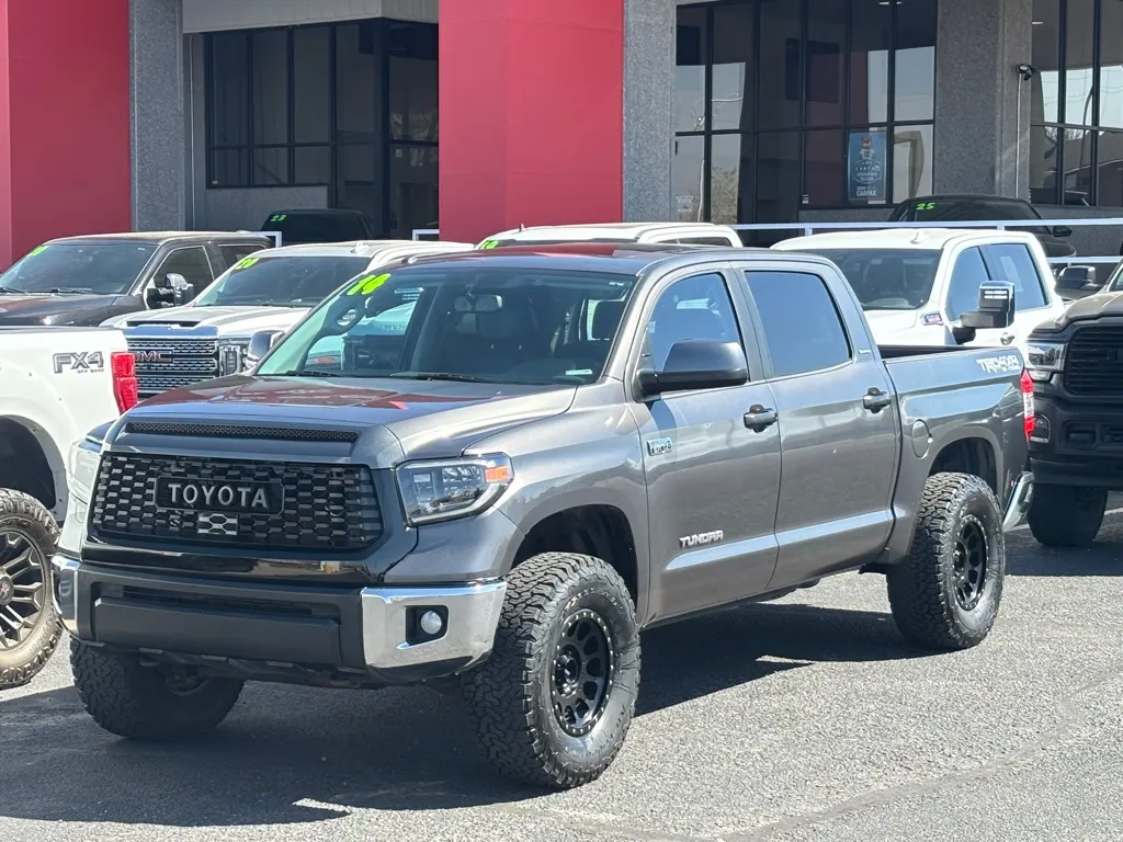 Gray 2014 TOYOTA TUNDRA CREWMAX LIMITED for sale in Albuquerque, NM