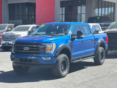 Blue 2023 FORD F-150 SUPERCREW for sale in Albuquerque, NM