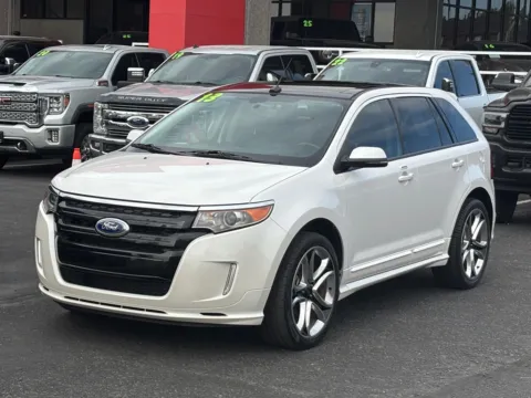 White 2013 FORD EDGE SPORT for sale in Albuquerque, NM