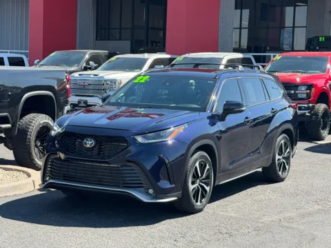Blue 2022 TOYOTA HIGHLANDER XSE for sale in Albuquerque, NM